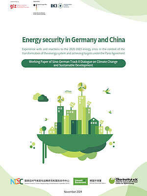 Cover Publikation "Energy security in Germany and China"t