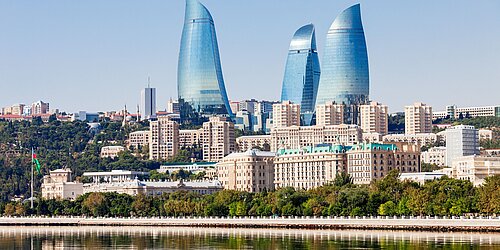 Skyline von Baku