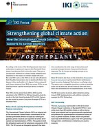 Cover Strengthening global climate action