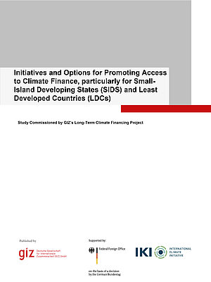 Cover Initiatives and Options for Promoting Access to Climate Finance, particularly for Small-Island Developing States (SIDS) and Least Developed Countries (LDCs)t