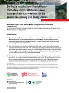 Cover Policy Paper giz "UN-Dekade Naturpositive Lieferketten"