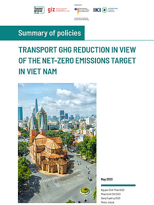 Cover "Summary of Policies: Transport GHG Reduction in View of the Net-Zero Emissions Target in Viet Nam"t
