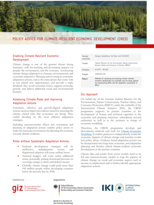  Cover Factsheet climate-resilient economic developmentt