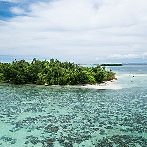 Eine Insel im Meert