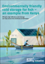 Cover der Broschüre Environmentally friendly cold storage for fish – an example from Kenya t