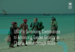 Cover: UNDP’s Continuing Contributions to Advancing Gender Equality in Climate Action through NDCst