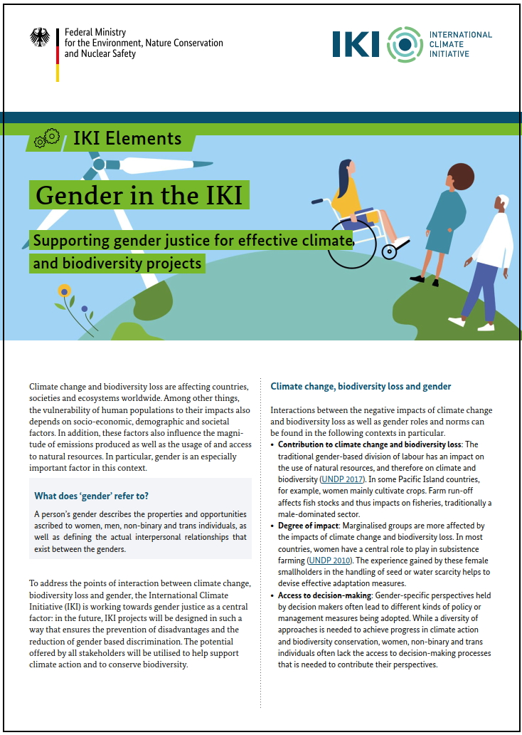 Gender In The Iki Supporting Gender Justice For Effective Climate And Biodiversity Projects 9668