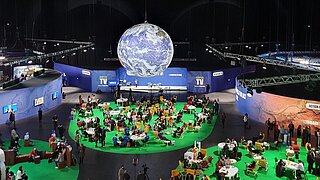 COP 26 hall