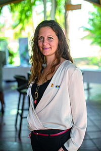 Marion Geiss, technische Beraterin und stellvertretende Programmleiterin der GIZ. Foto: fredricks_ICCAS Marion Geiss im Porträt