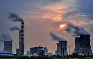 Lignite-fired power plant in China