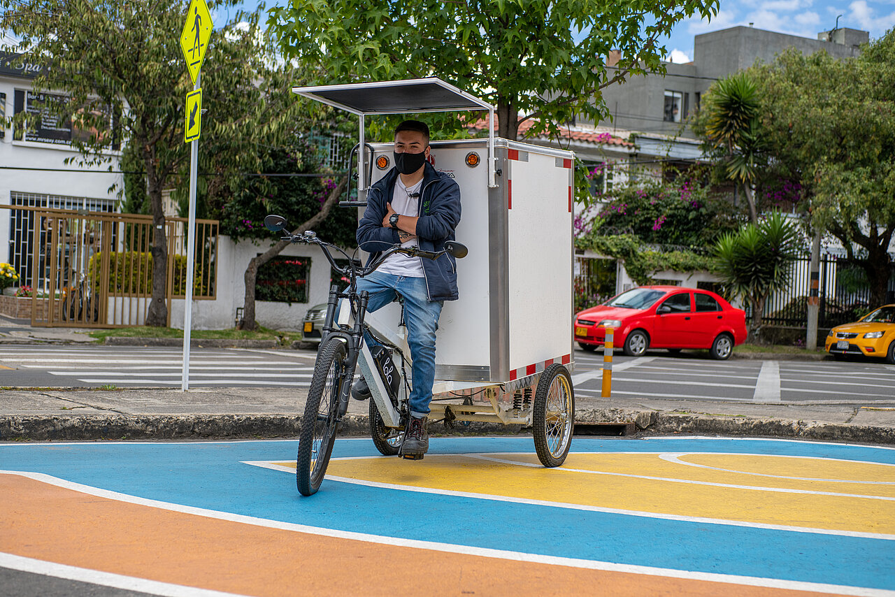 Cargo bikes for cleaner air in Bogota | Internationale Klimaschutzinitiative (IKI)