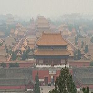 Smog above the Forbidden City in central Beijing; photo: Sophia Benzman/ GIZ.
